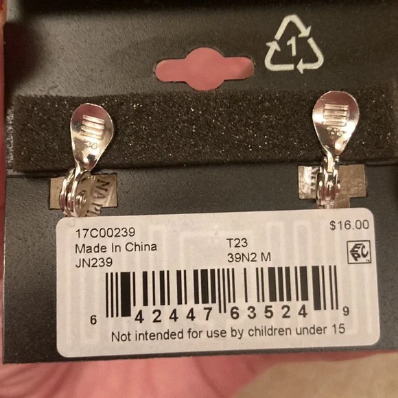 Clip on NAPIER earrings - Picture 2 of 2